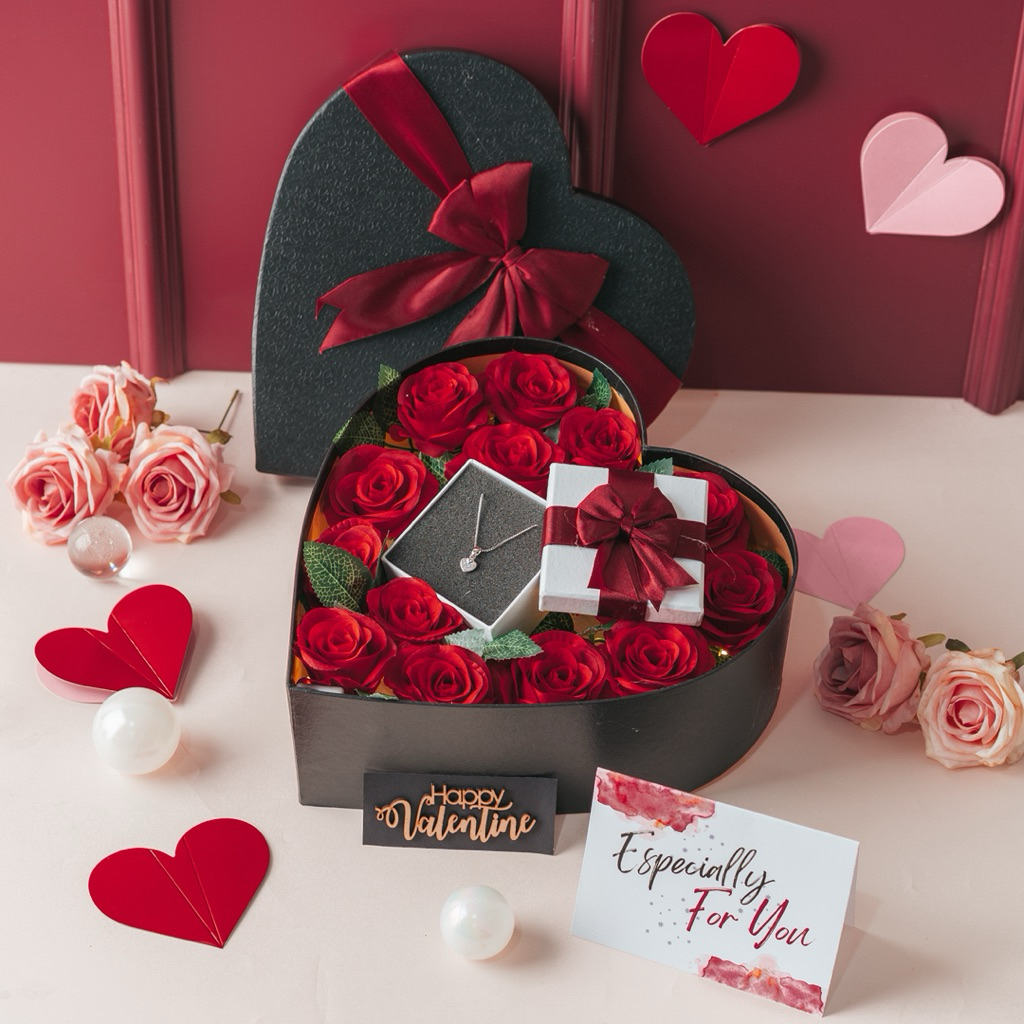 Kado Ulang Tahun Kado Anniversary Hadiah Ulang Tahun Hadiah Anniversary Box Love Bunga Box Isi Kalun