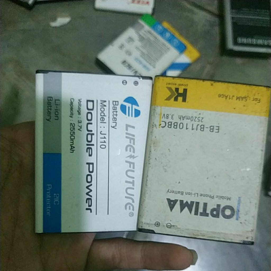 BATERAI BEKAS SAMSUNG J1 ACE J110 DP