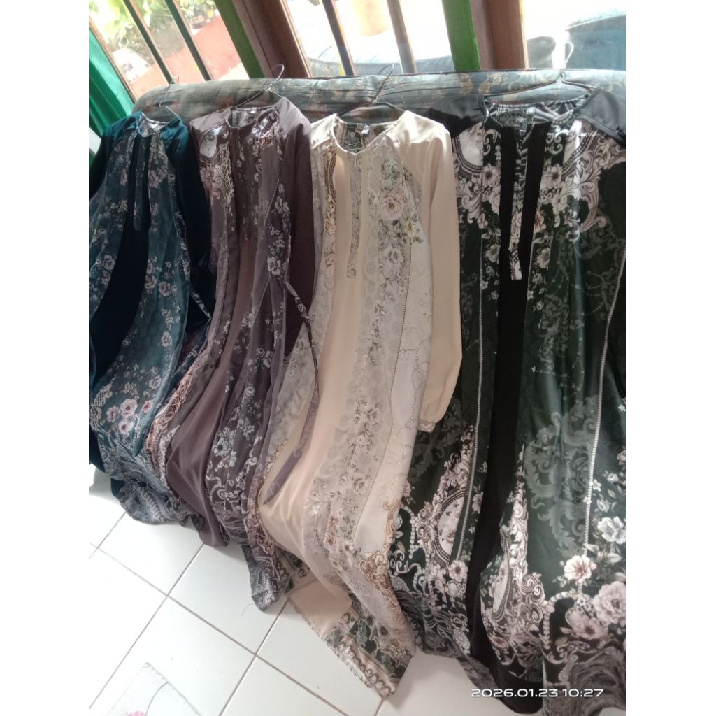 gamis lebaran sultan silky ld 100 pb 130