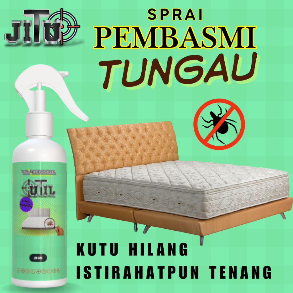 Obat Tungau Kasur Semprot | Pembasmi Kutu Kasur & Tumbila Cair Tinggal Semprot