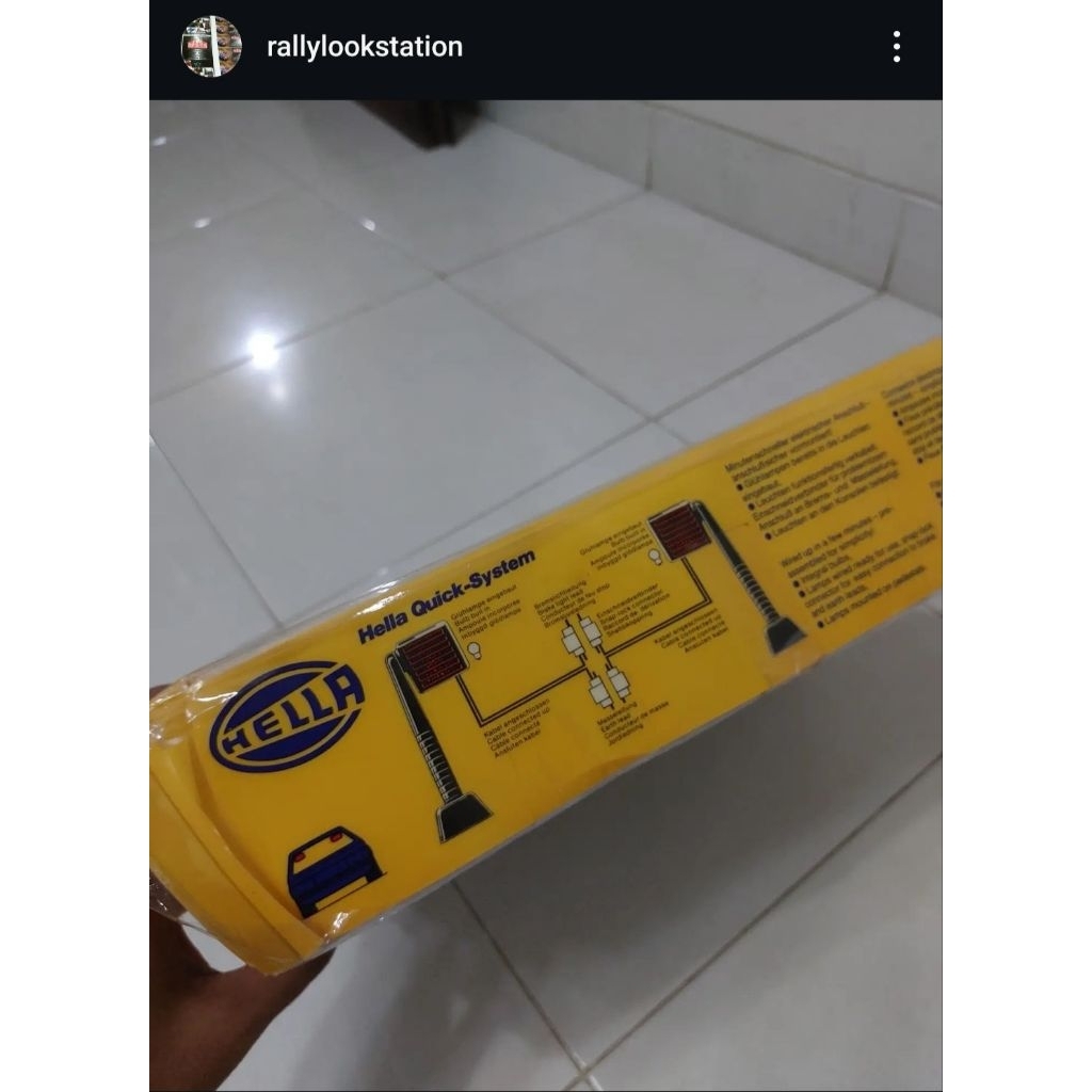 HELLA tiang/tower lamps NOS