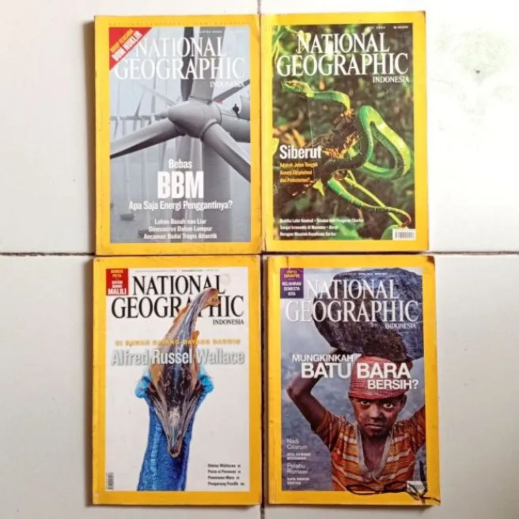 Majalah NATIONAL GEORAPHIC Indonesia Original Bekas