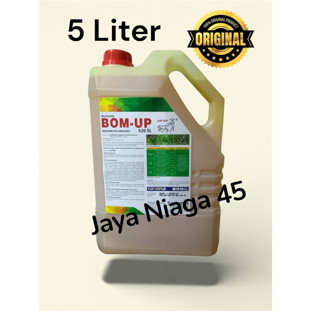 Herbisida Bom Up 520 SL 5 Liter - Sistemik, Non-selektif