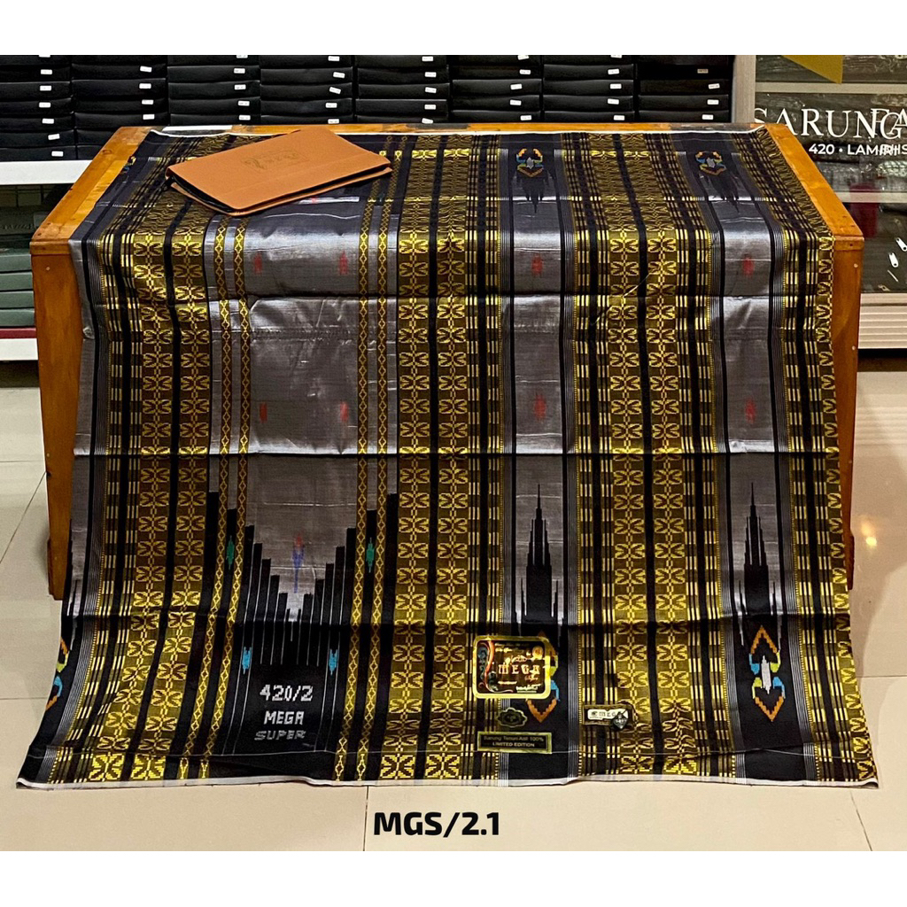 SARUNG TENUN SUTRA MEGA HIDAYAT 420 /2 SARUNG SULTAN