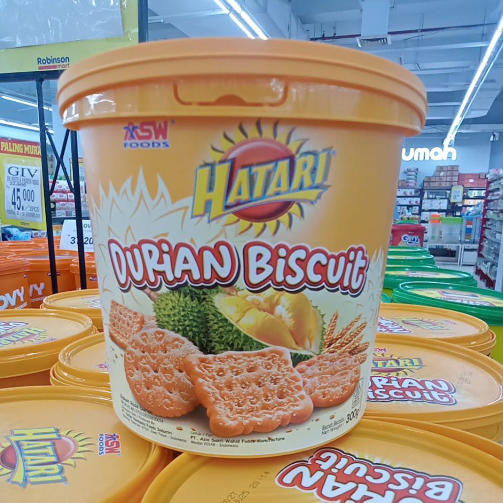 Hatari Durian Biscuit 300g