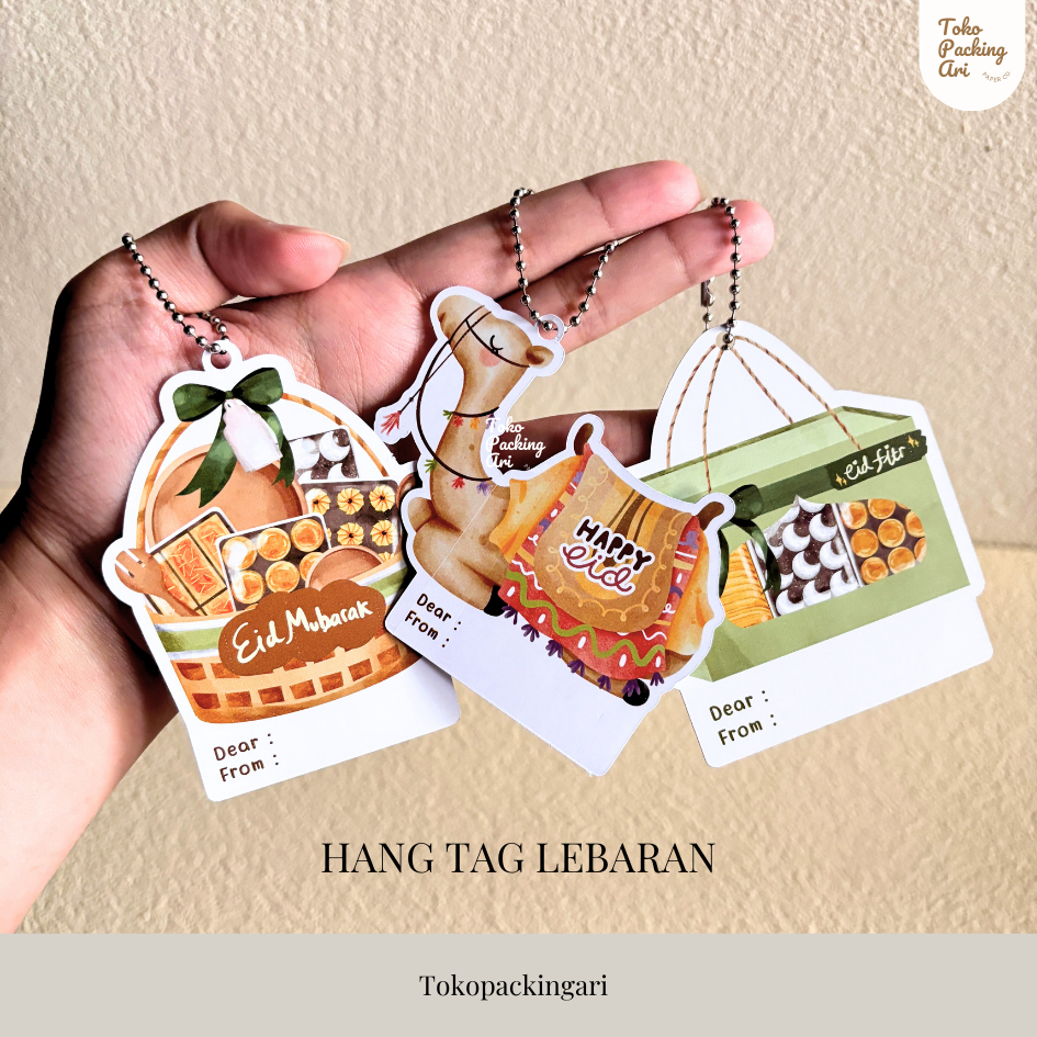 Hang Tag Lebaran | Hang Tag Hampers Idul Fitri