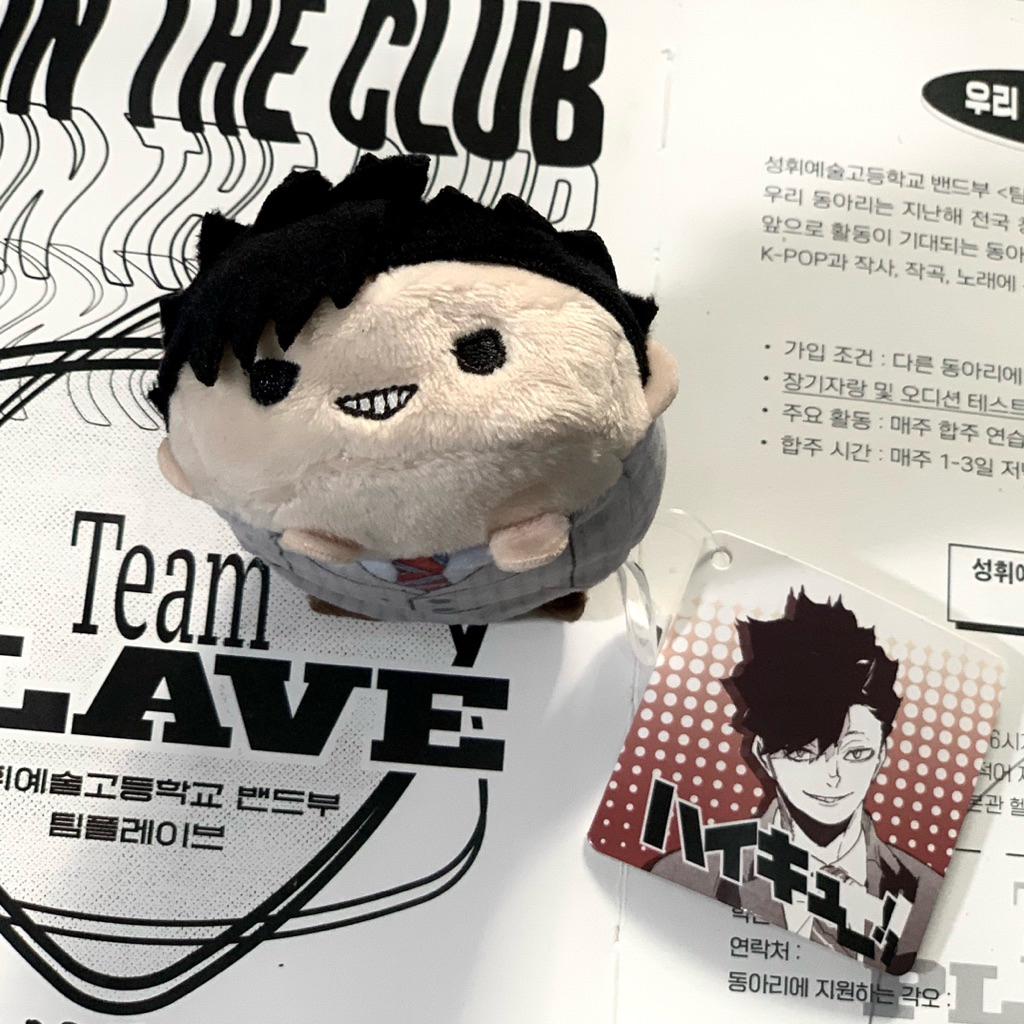 [OFFICIAL] NORU CHARA HAIKYUU HQ KITASHIN / KUROO WITH TAG