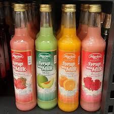 [SDW] pekanbaru/460 ml Marjan Boudoin Syrup With Milk Sirup Susu Stroberi Melon Jeruk Rozen Mawar