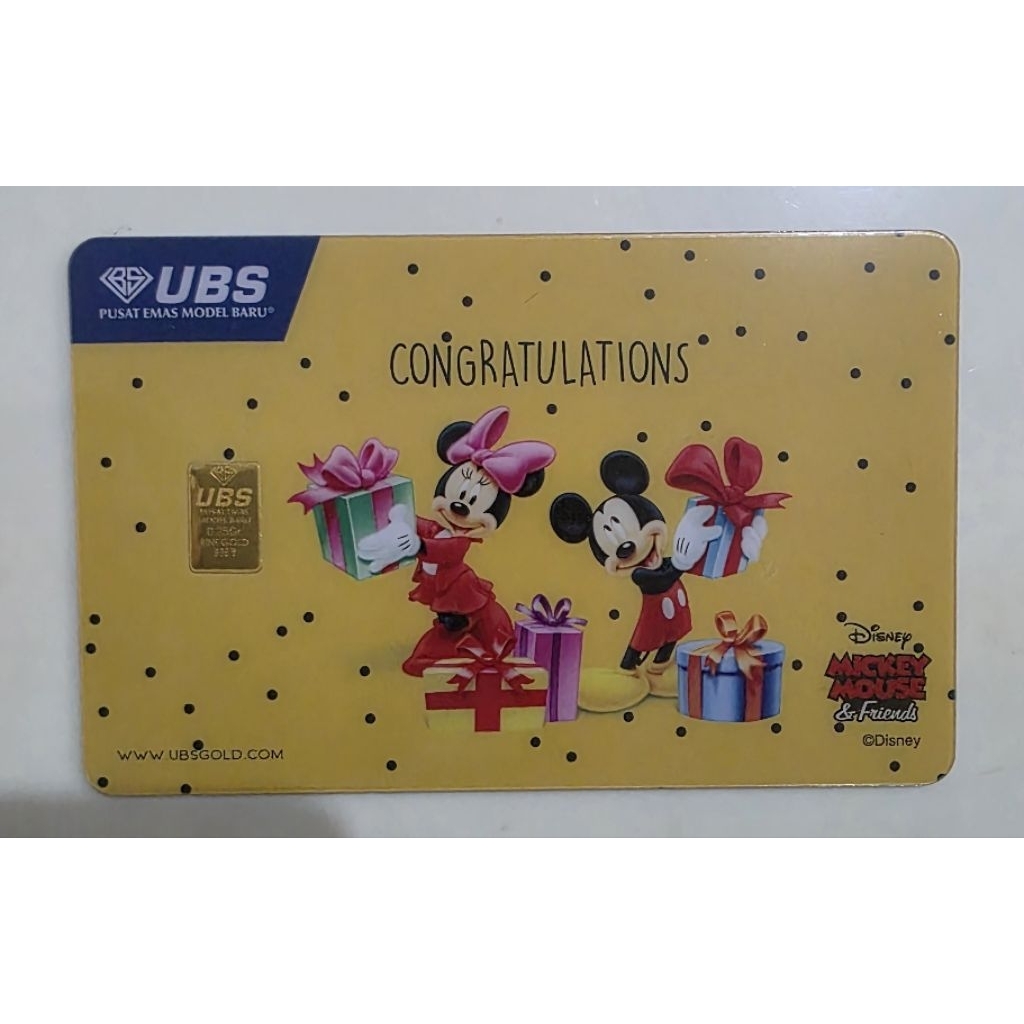 Emas LM 0,25 gram UBS