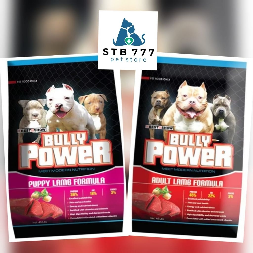 Best In Show BULLY POWER - Formula Lamb 11kg -Makanan Kering Anjing Bully