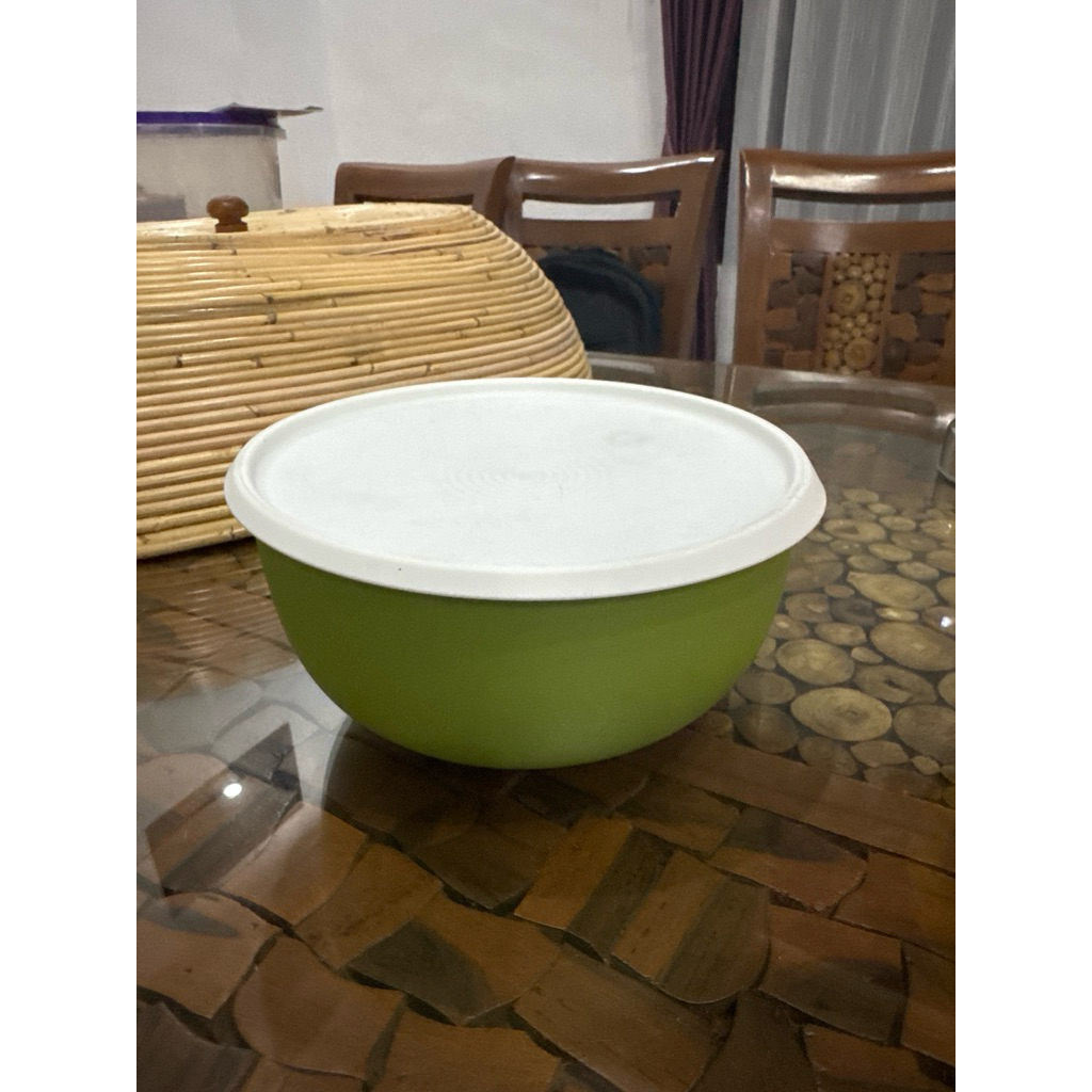 bowl vivid hijau tupperware