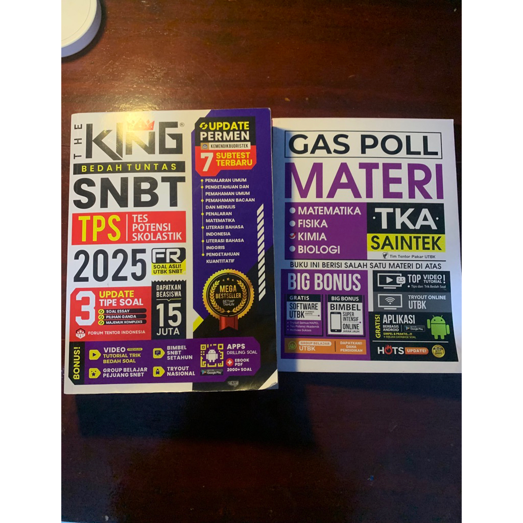 preloved the king snbt & tka saintek