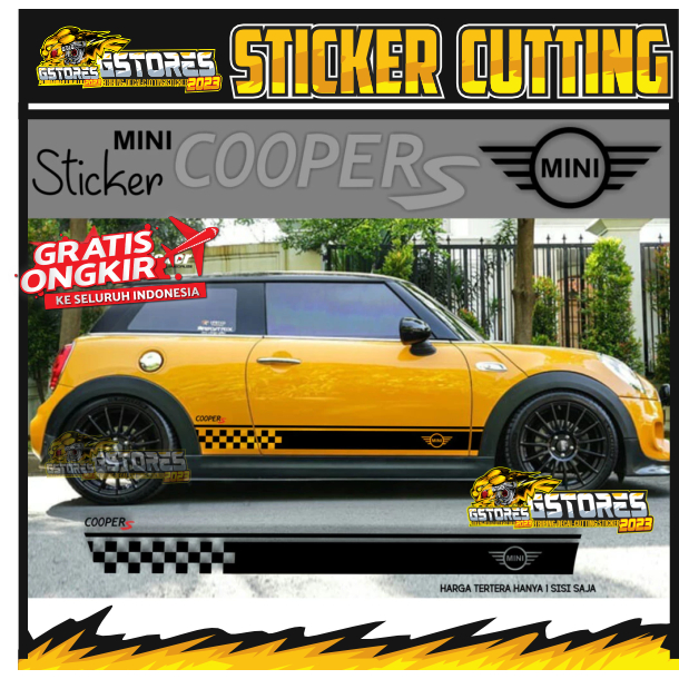 GStores Sticker mini cooper r57 mini cooper R56 Mini cooper f56 akseories mini coper