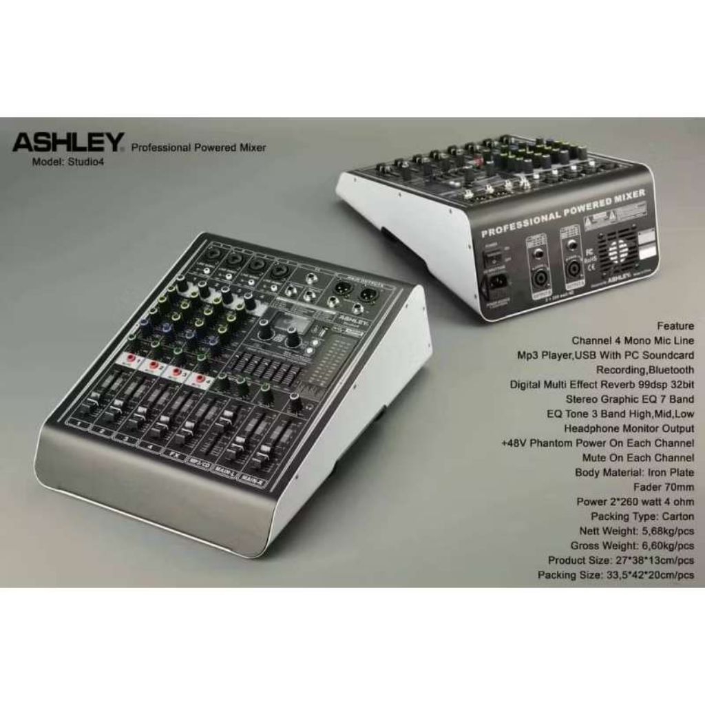POWER MIXER ASHLEY STUDIO 4