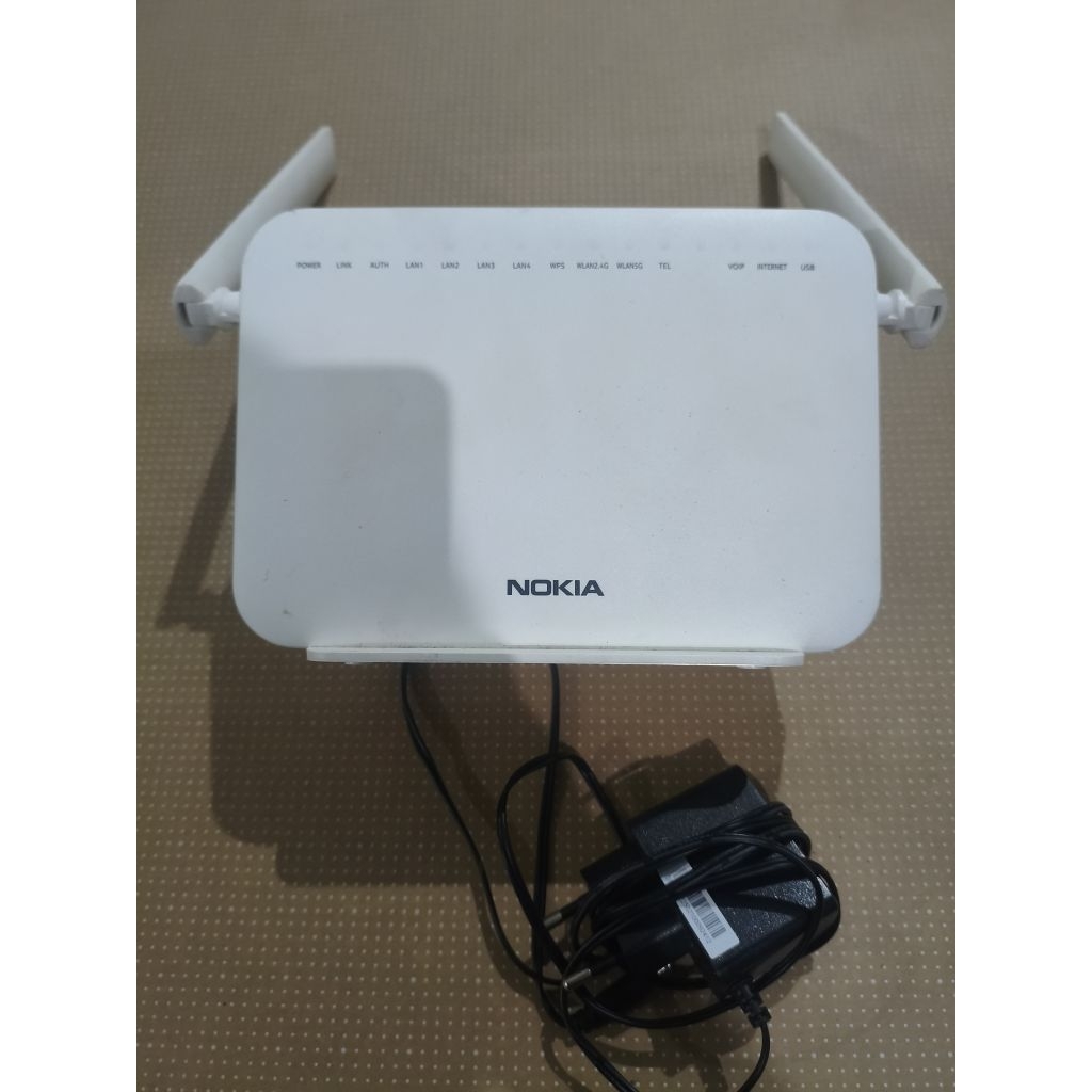 Modem nokia G-2425G A DUAL BAND PORT BIRU