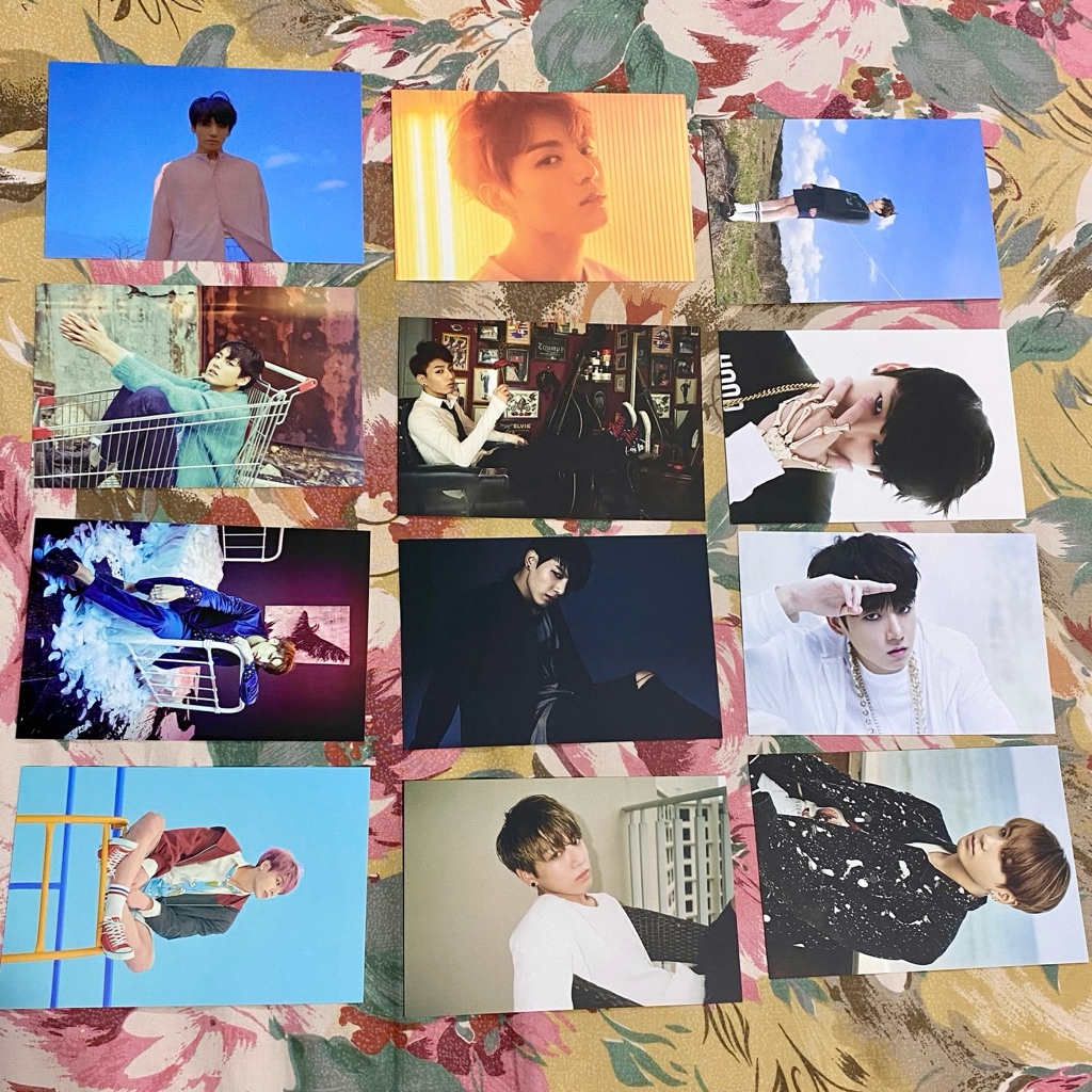 bts jungkook postcard armypedia fullset official merch