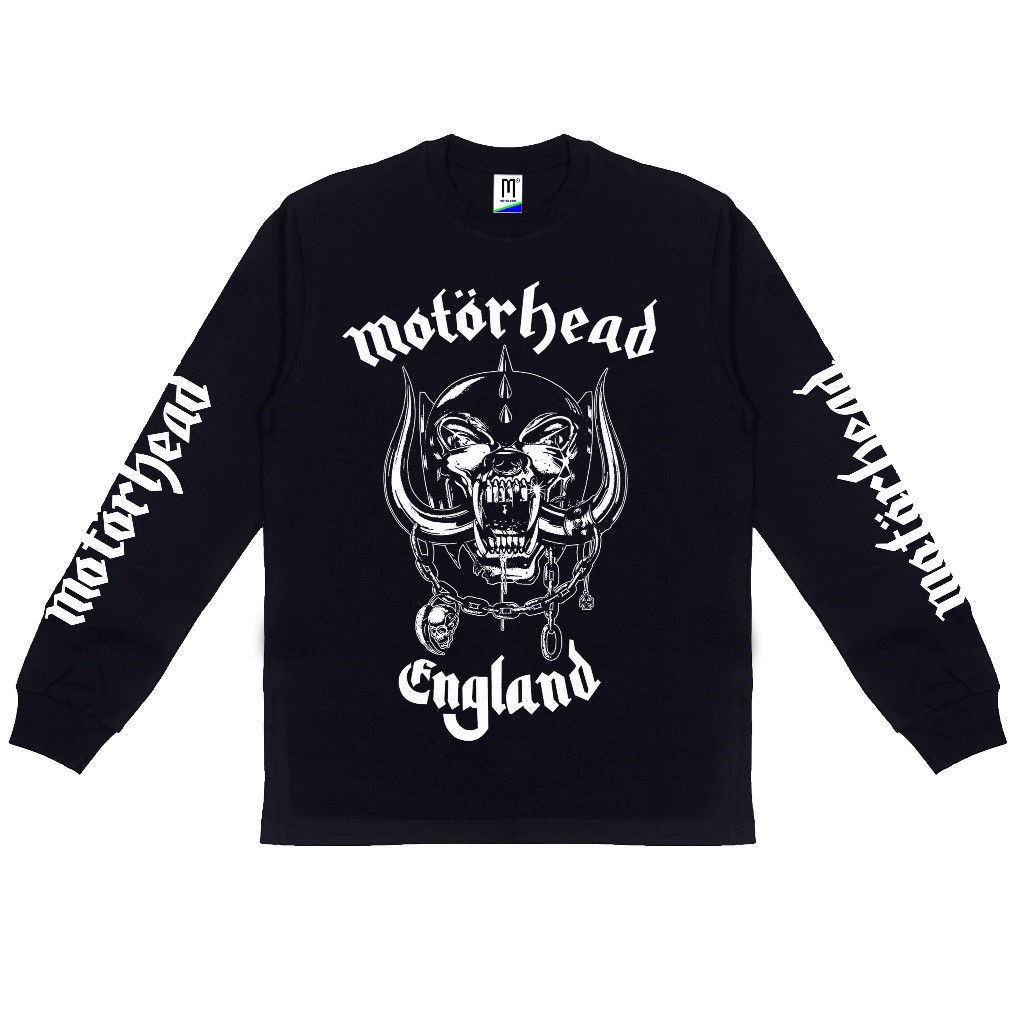 T-Shirt Long Sleeve Motorhead England Black