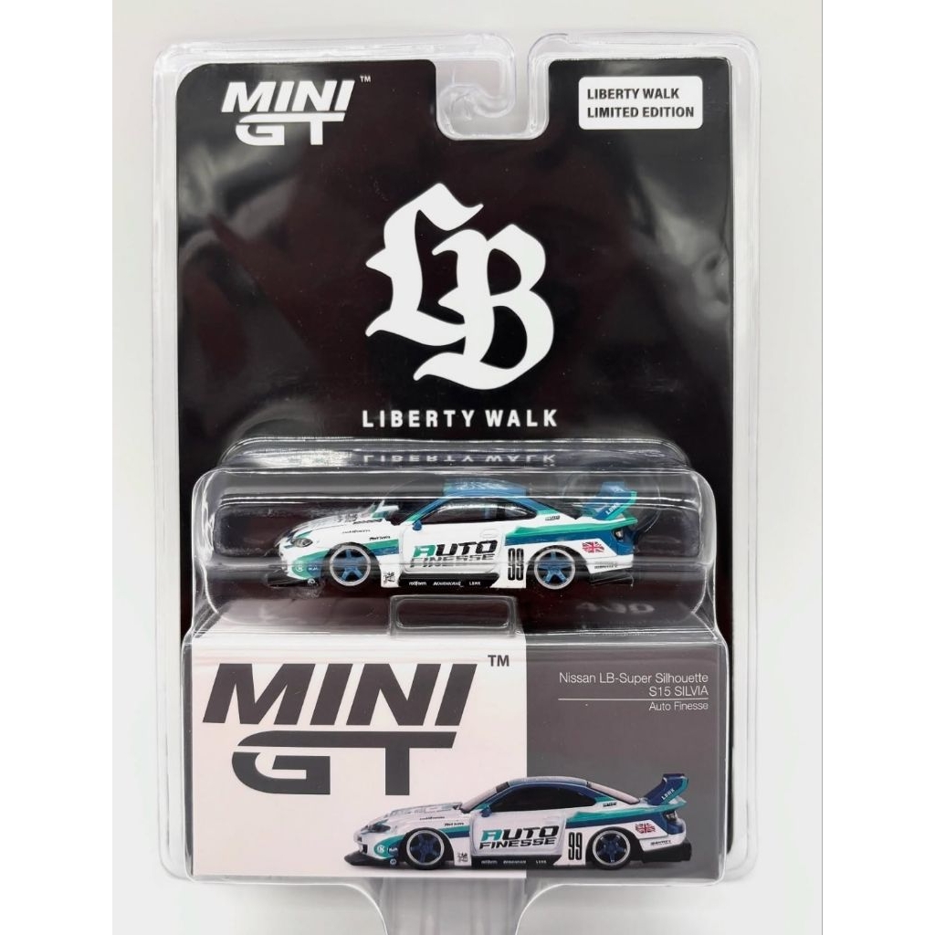 Mini GT 490 Nissan LB-Super Silhouette S15 SILVIA Auto Finense