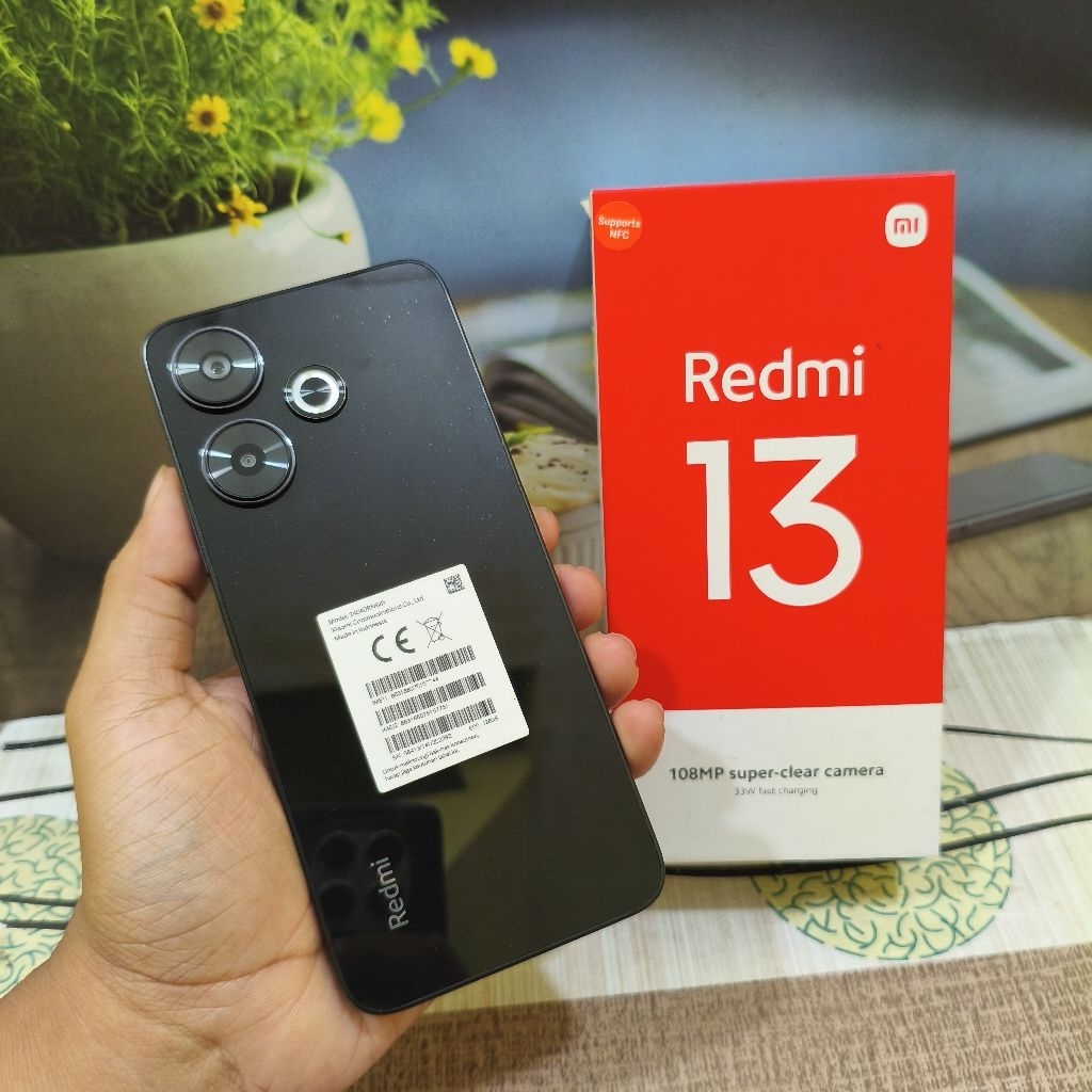 xiaomi redmi 13 nfc resmi ram 8/128 gb fullset second