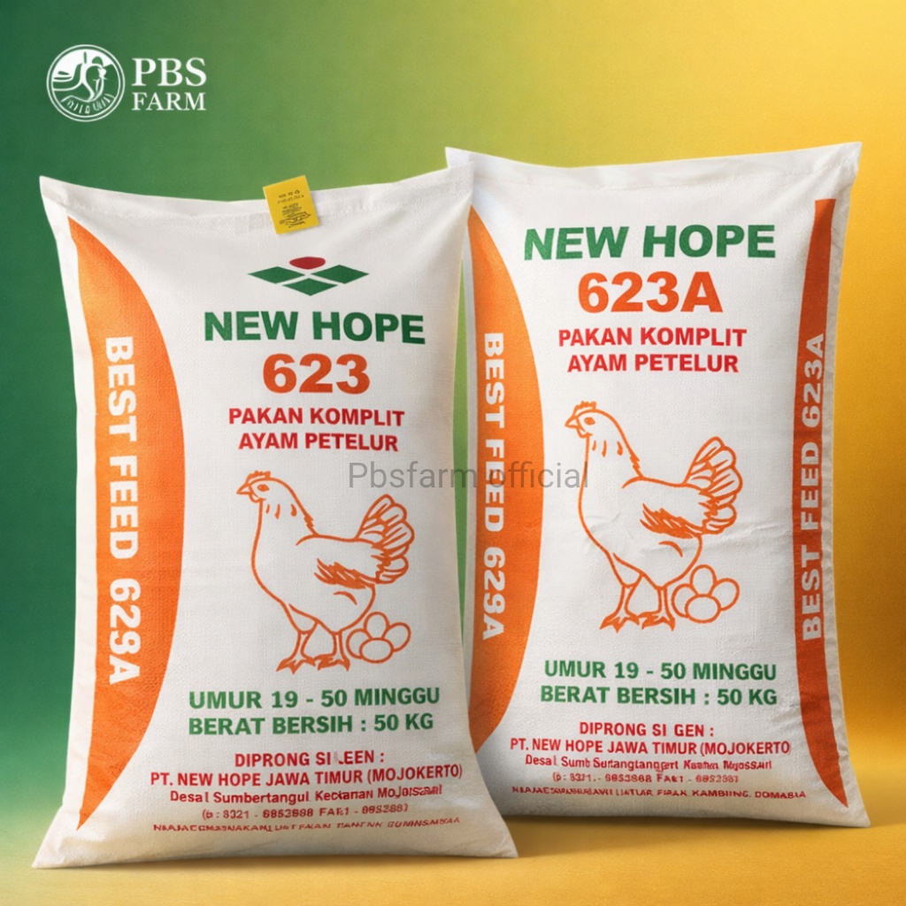 Pakan Ayam Petelur NEW HOPE 623/623A  Pakan Komplit Layer