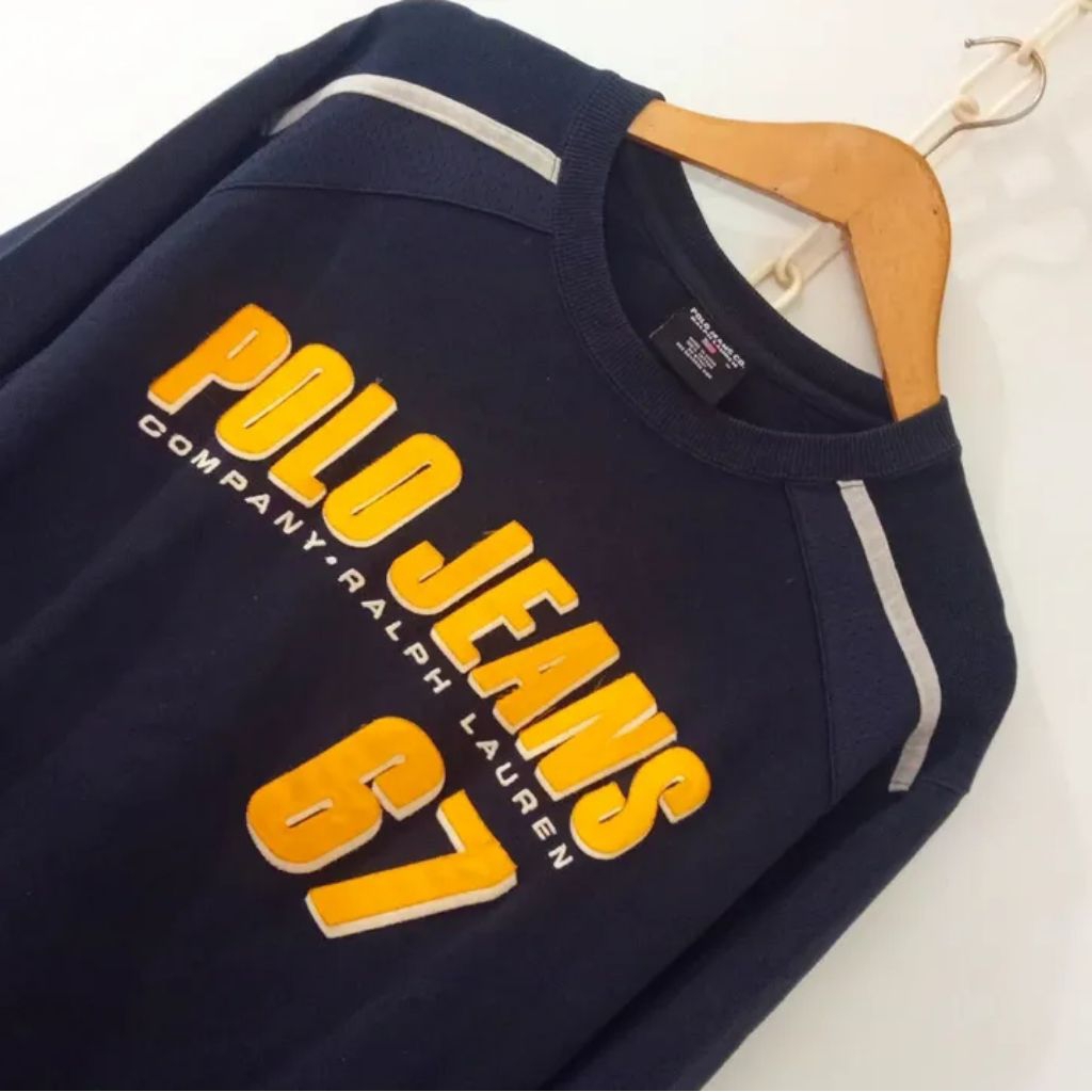 Second Crewneck Polo Jns RL (Bordir Motif)