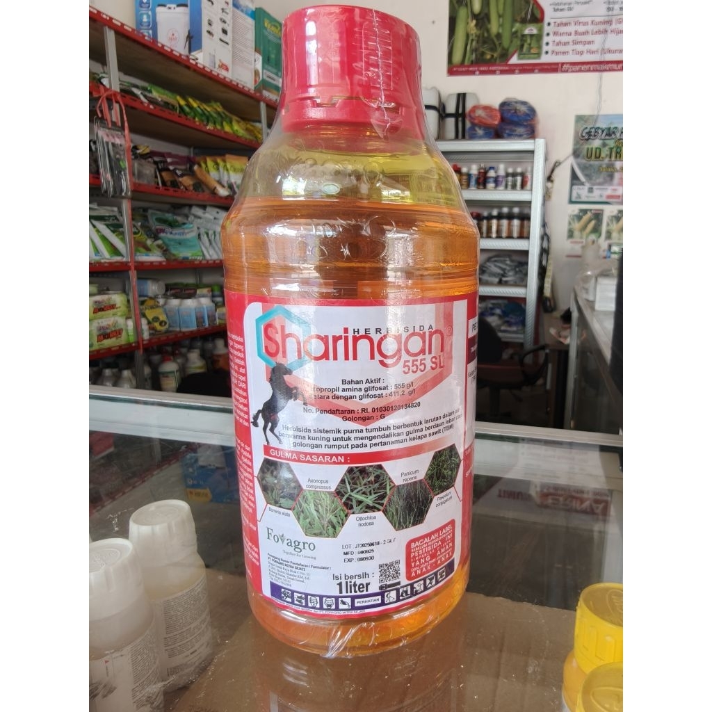 Herbisida SHARINGAN 555 SL - isopropil amina glifosat 555 g/l