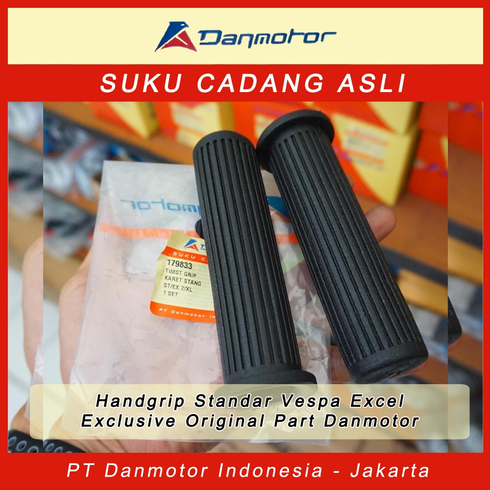 Danmotor Handgrip Standar Vespa Excel Exclusive Original Part