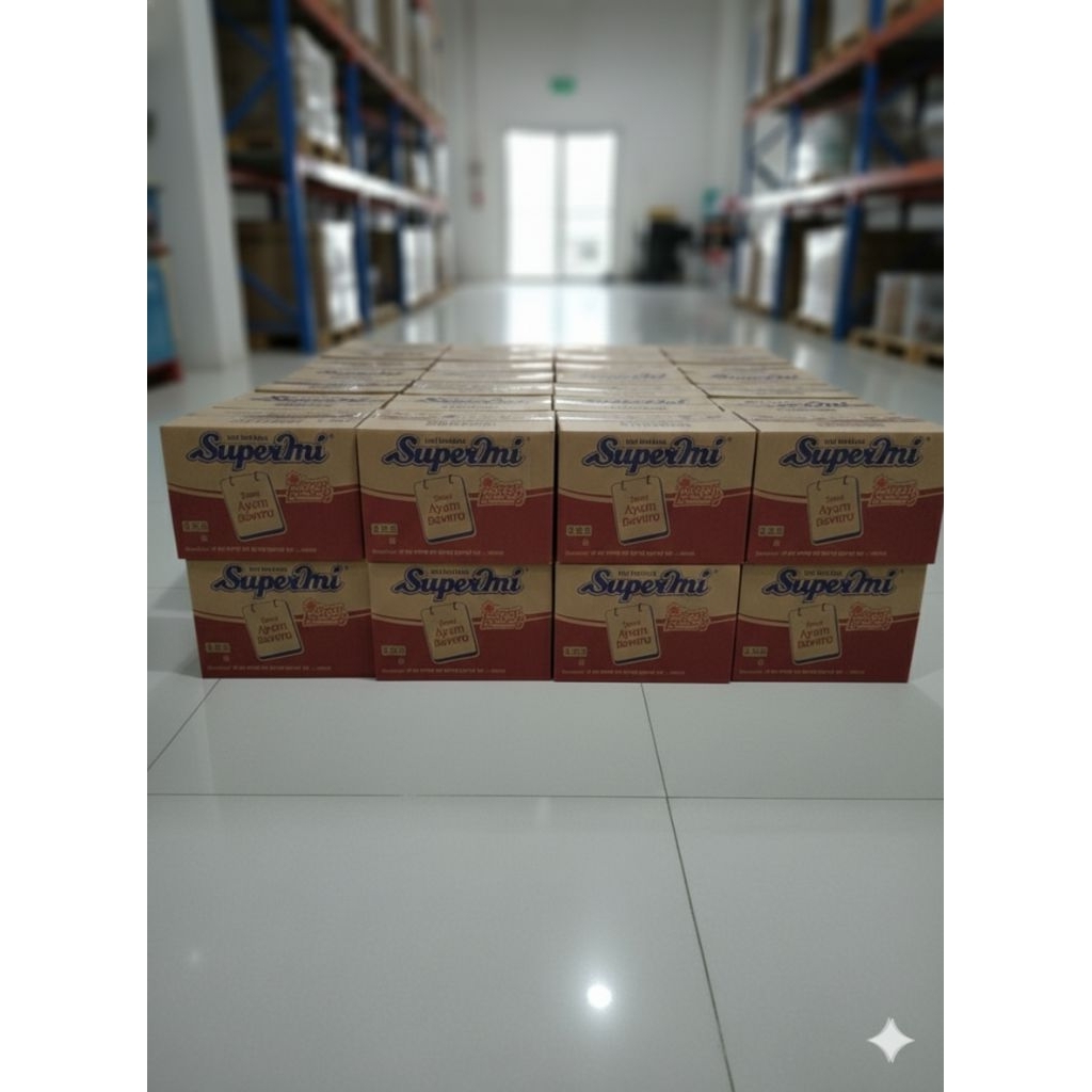 Supermi rasa ayam bawang 1 Dus isi 40 pcs