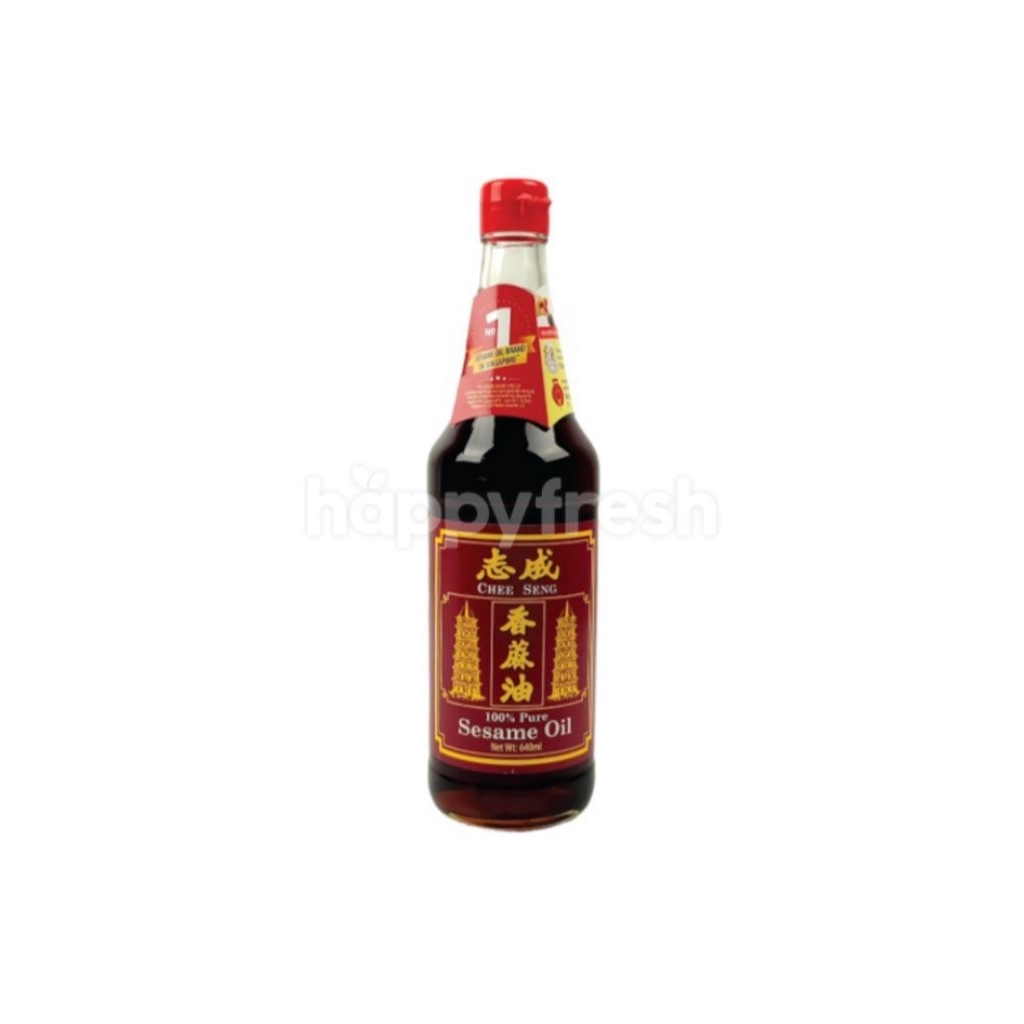 Chee Seng Minyak Wijen Hitam 640 ml