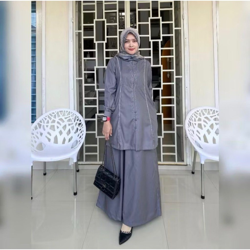 RAMITA PEMDA| Stepan Rok Kerja Pemda Stelan Kerja ASN Bahan Toyobo Premium Muslim Wanita Stelan Syar