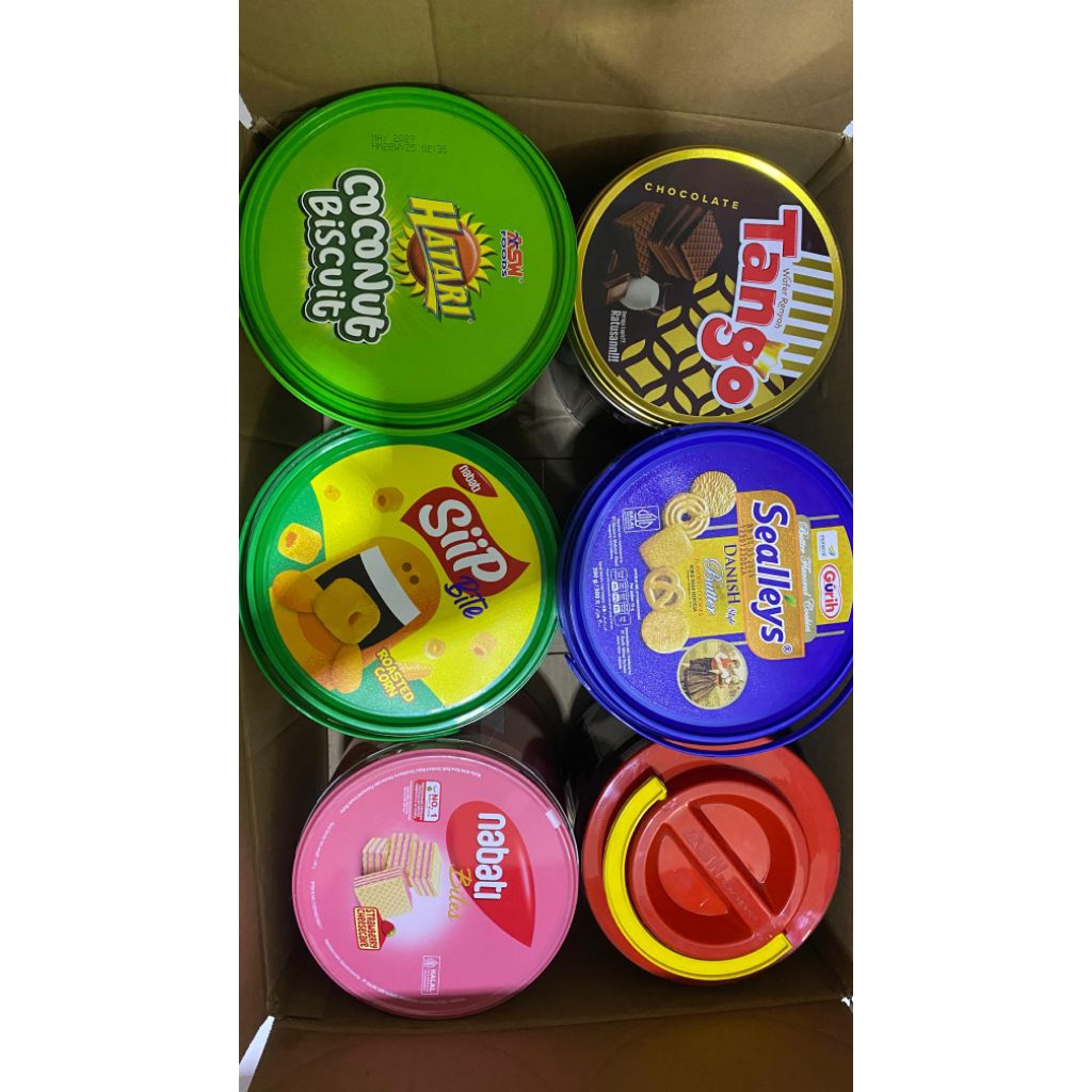 KUE KALENG LEBARAN MIX 6 KALENG