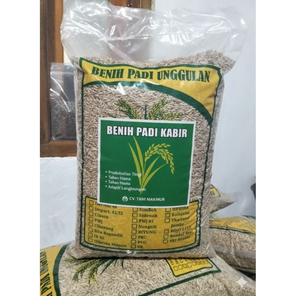 benih padi kabir 07 unggulan berkualitas super kabir 07 kemasan 5kg
