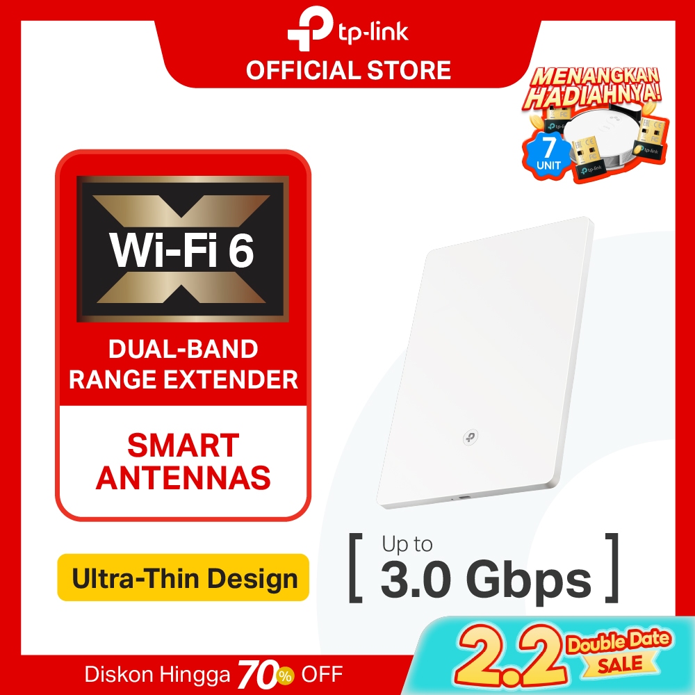 TP-Link Archer Air E5 AX3000 Dual-Band Gigabit Wireless Wi-Fi 6 Air Range Extender Router Ultra-thin