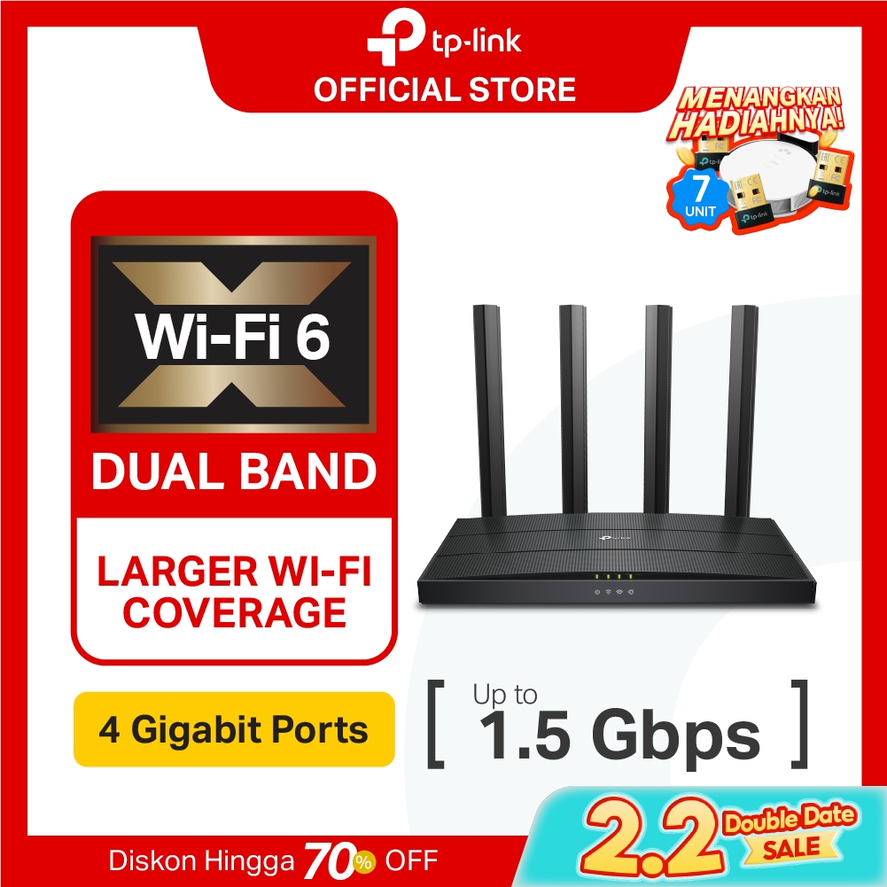 TP-Link Archer AX12 | AX1500 WiFi 6 Router | Dual Band | Gigabit | Mesh | Wireless Access Point