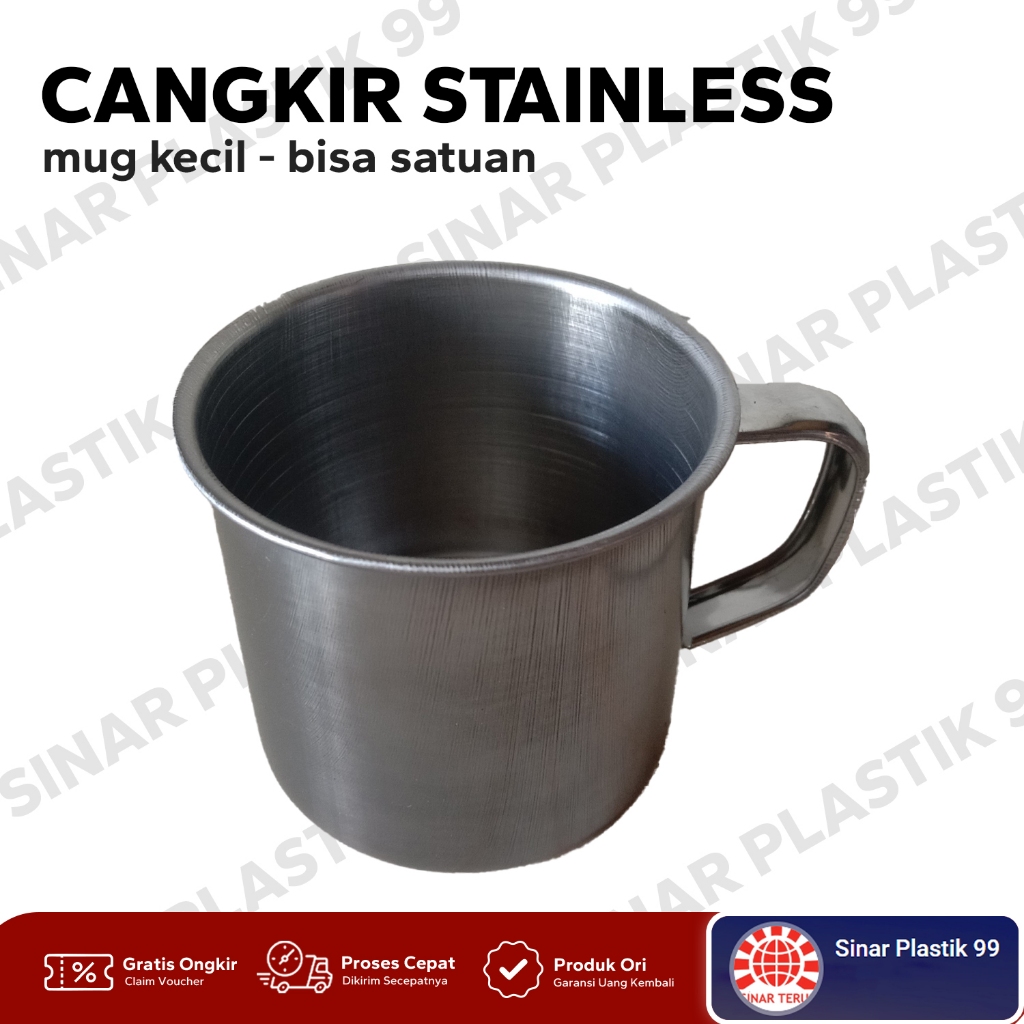 Cangkir/Mug Kecil Stainless Steel