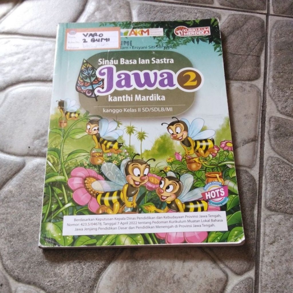 SINAU BAHASA LAN SASTRA JAWA UNTUK KELAS SD/SDLB/MI KELAS II