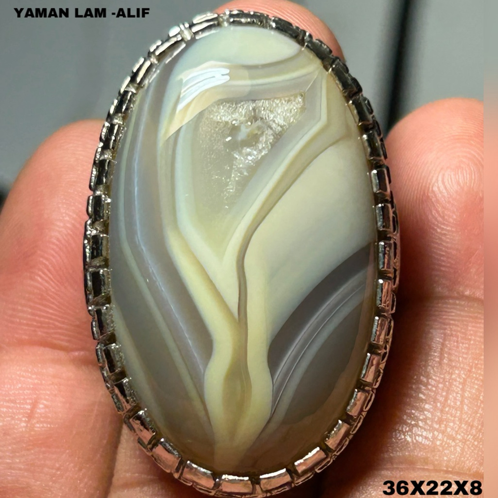 CINCIN BATU AKIK YAMAN LAM-ALIF