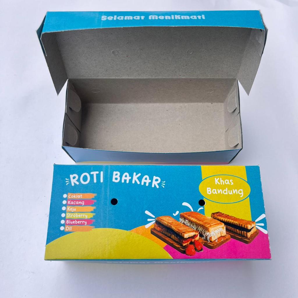 Dus Roti Bakar Murah tebal 20×8,5×7 (duplek 350 gsm)