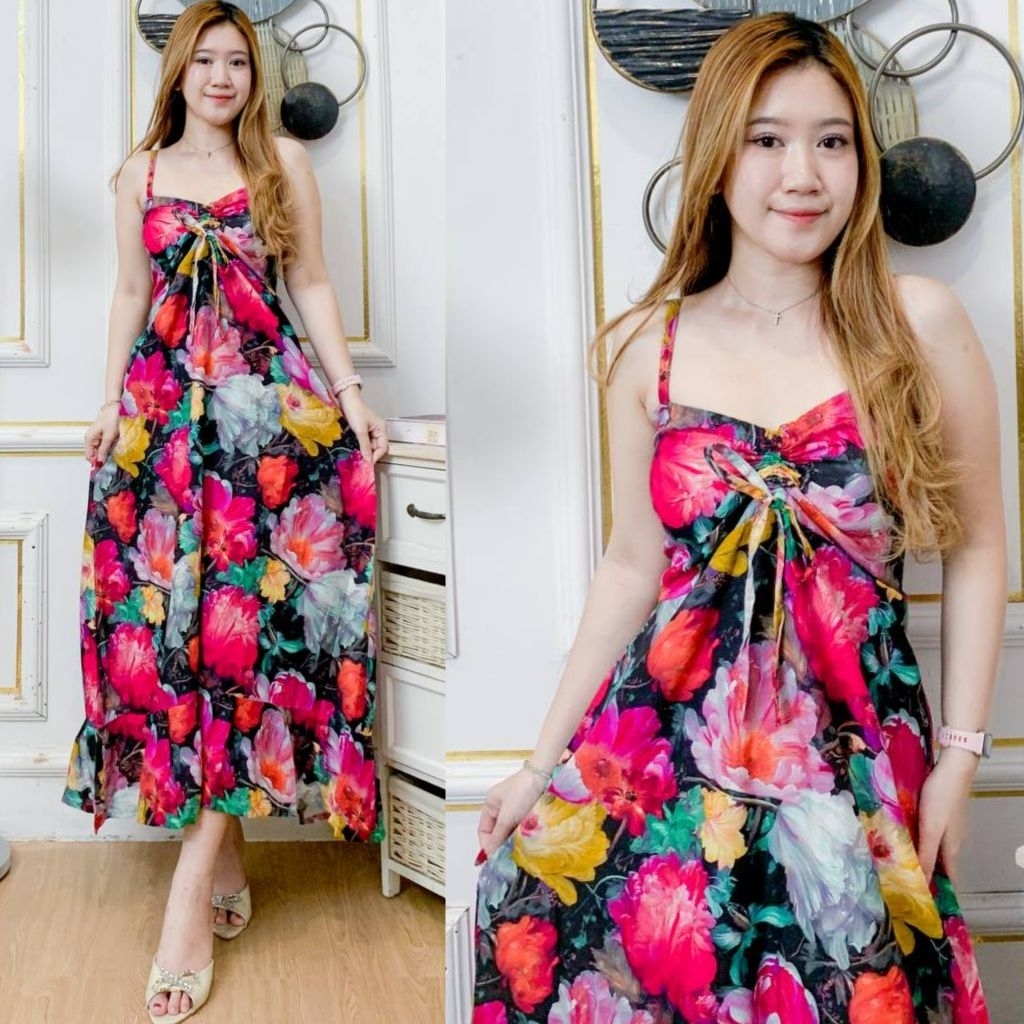 daster bali panjang tali pundak stella