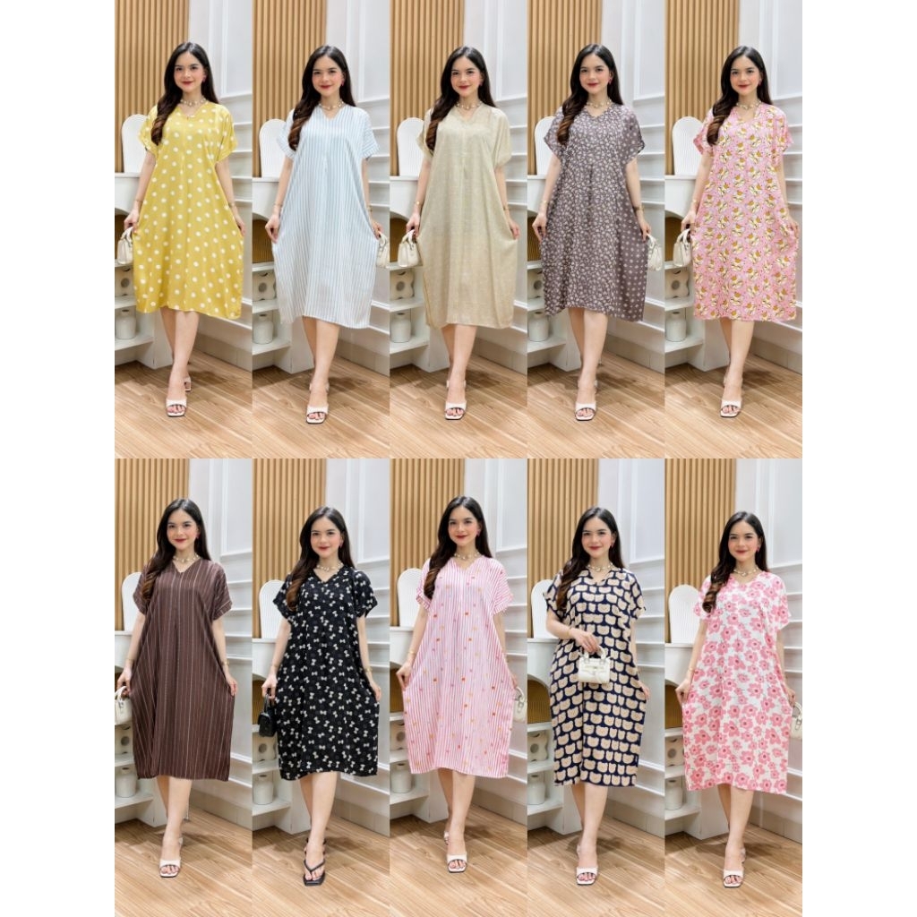 DASTER KANAYA / DASTER SELUTUT / BUSUI FRIENDLY ZIPPER / LD 120CM / BY KANAYA