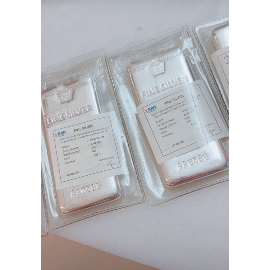 (PERAK ANTAM READY STOCK) Perak / Silver ANTM 500 Gr Sertifikat