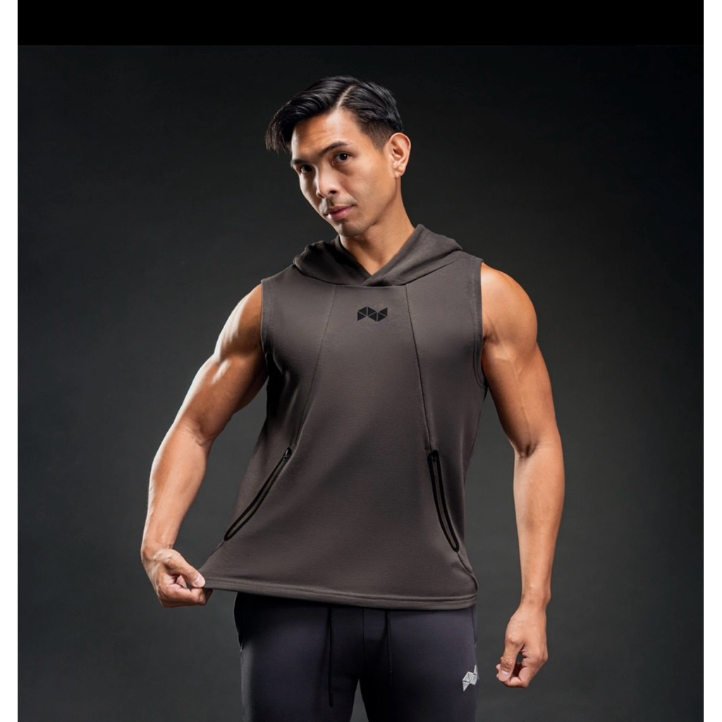 NEVERES Revenant Sleeveless Hoddie | Baju Olahraga | Baju Workout | Neveres Hoddie