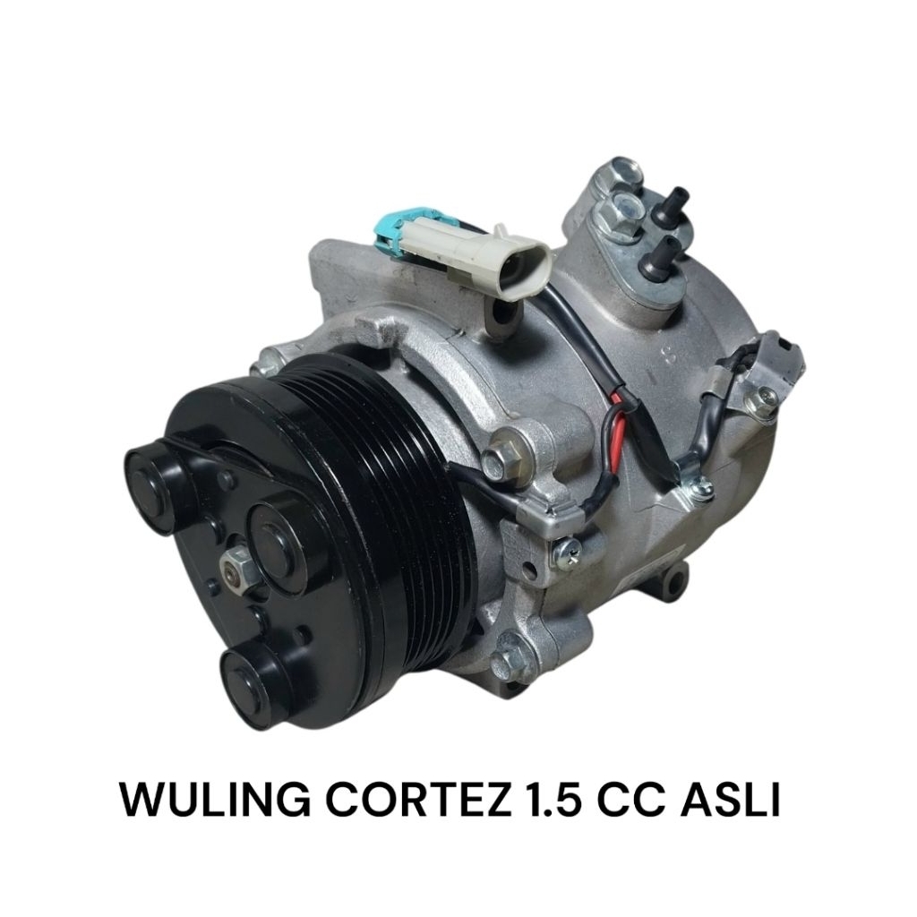 KOMPRESOR COMPRESOR AC WULING CORTEZ 1500 CC CORTEZ 1.5 CC 6PK ASLI ORIGINAL
