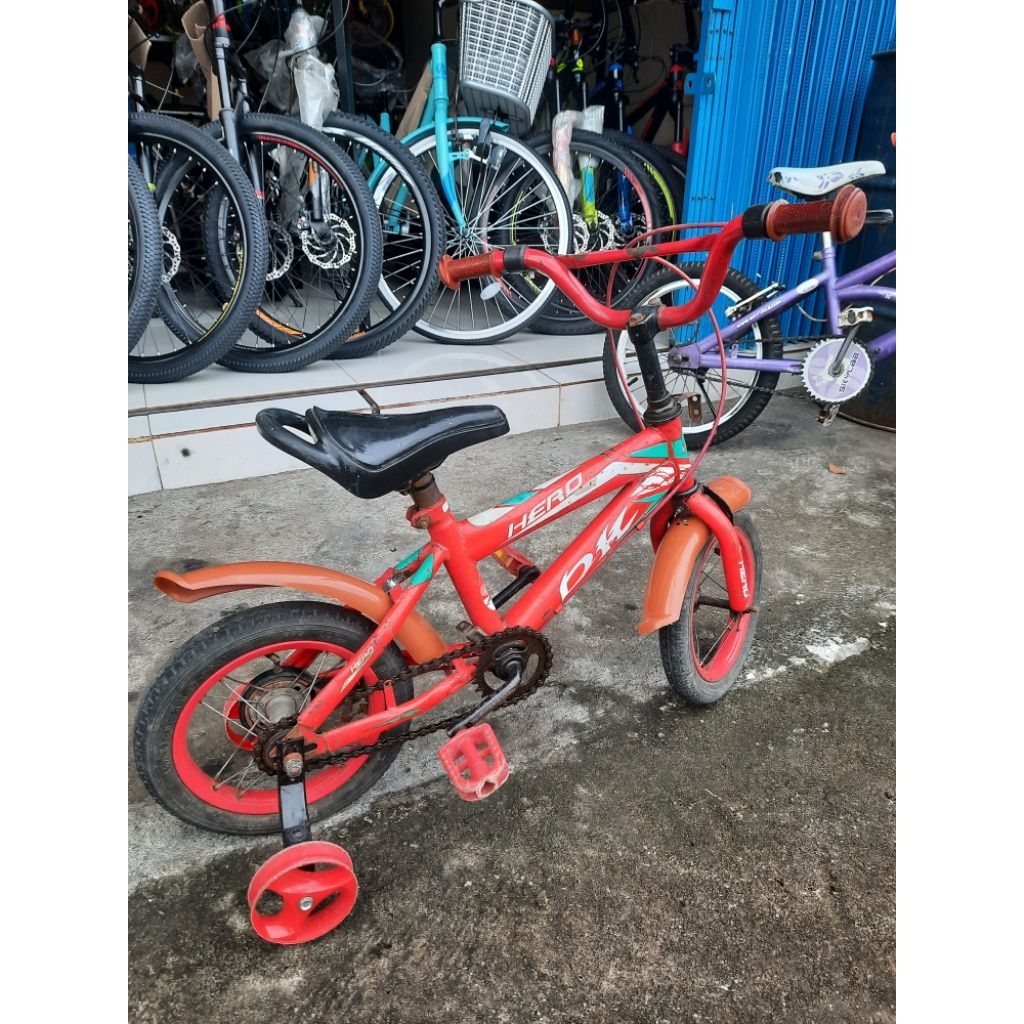 sepeda bmx second ukuran 12 inc second