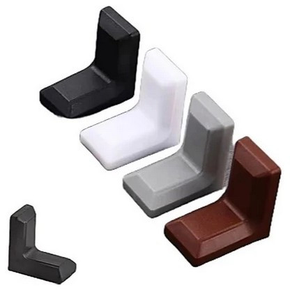 Siku Ambalan Plastik Trapes L / Siku L Penyangga Traves Penyangga Rak Lemari Biji Ambalan Lemari Pak