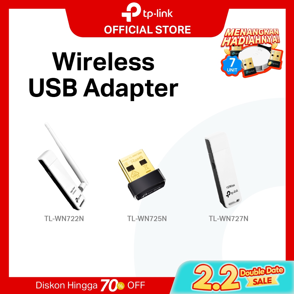 TP-Link TL-WN727N | 150Mbps WiFi Adapter | Wireless N | USB Adapter | Dongle WiFi | WN725N WN722N