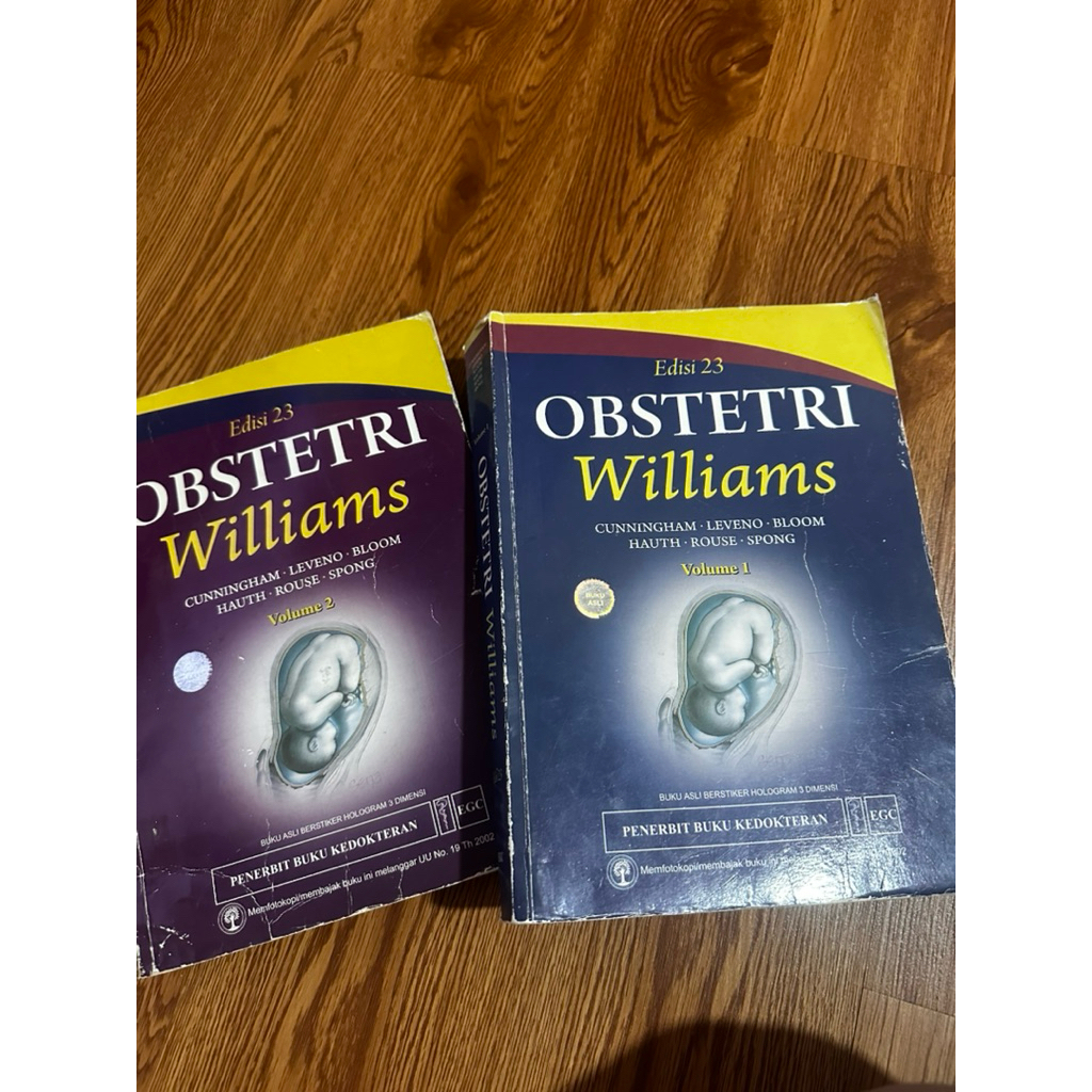 obstetri williams ECG edisi 23 original bhs indonesia ( second / preloved)