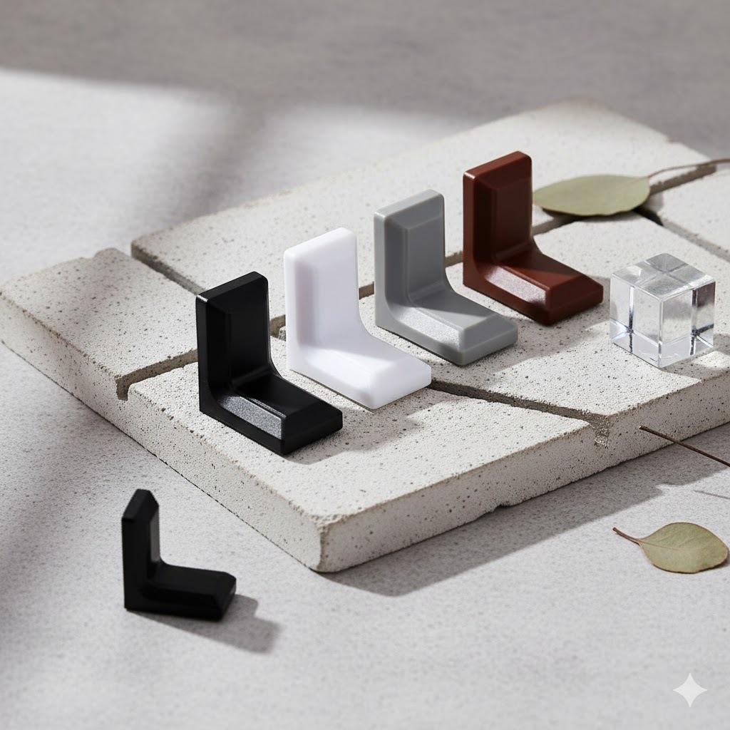 Siku Ambalan Plastik Trapes Traves Siku L Plastik / Siku Ambalan Plastik Trapes L / Siku L Penyangga