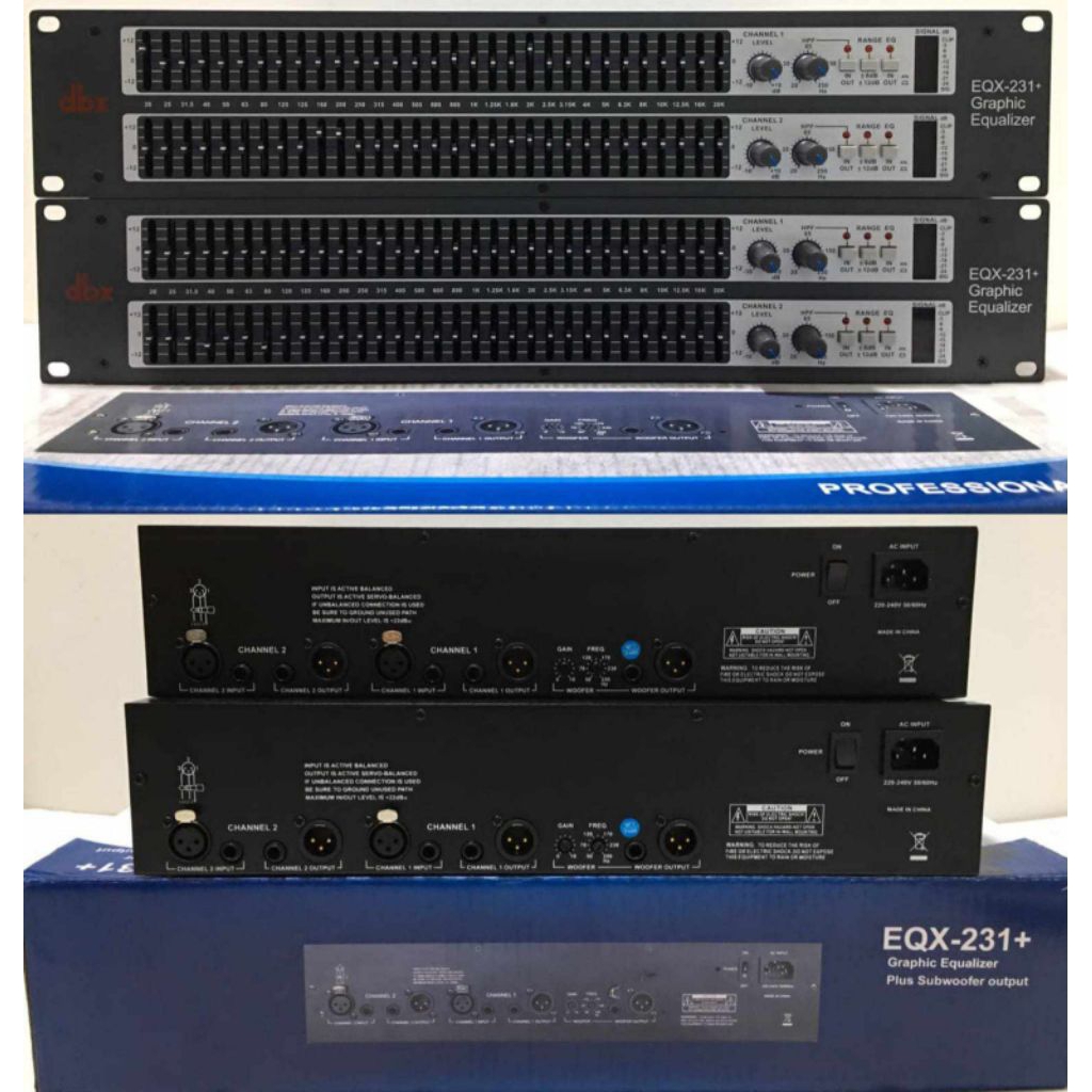 EQUALIZER DBX EQX 231+