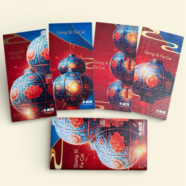 BANK BCA 2026 Angpao Amplop Merah Angpau Hongbao Imlek Sincia Hungpao